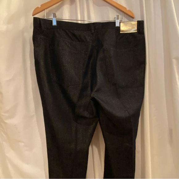 DONATED 🛑Ralph Lauren Dark Navy with gold thread Jeans. Sz16. - Picture 3 of 11